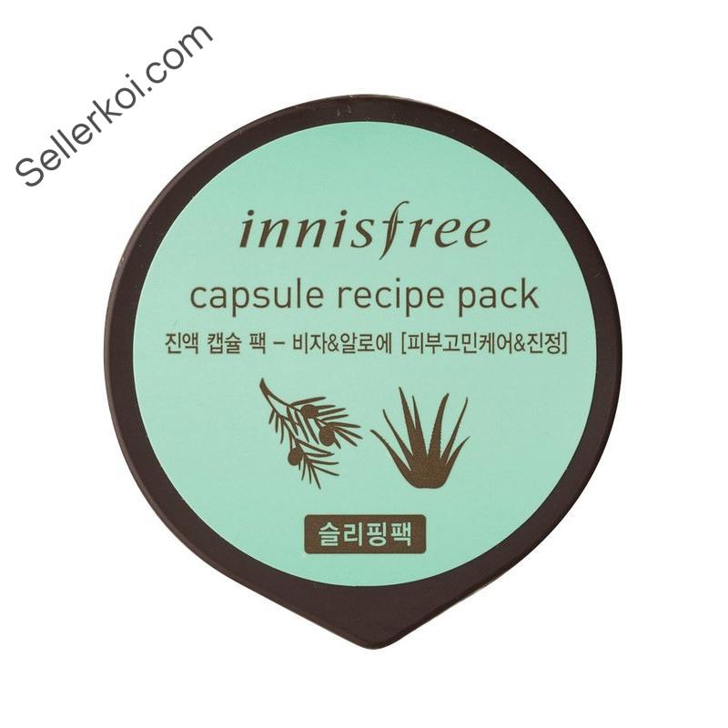 Innisfree Capsule Recipe Pack Bija And Aloe (10ml)